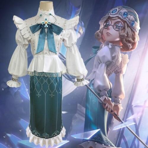 Game Identity V Cosplay Costumes Survivor Helena Adams The Minds Eye Cosplay Costume Architect Skin Uniforms Clothes Dress Hot