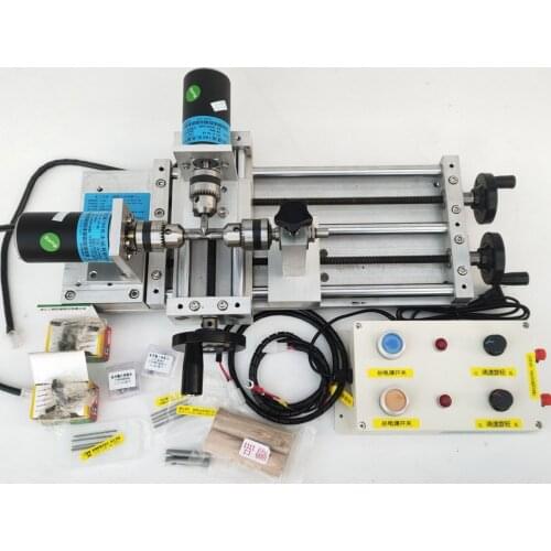 Multifunctional miniature small lathe polishing car beads round beads beads machine mini diy woodworking lathe