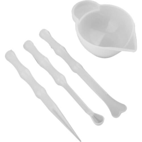 Reusable Silicone Measuring Cups Epoxy Resin Distribution Tools Casting Jewelry