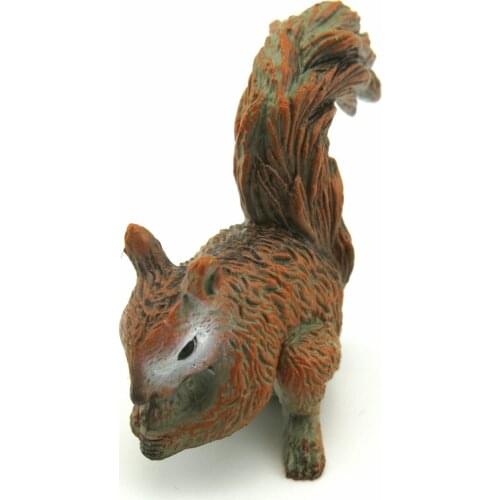 Squirrel simulation model of doll Plastic Squirrel Simulation Model Of Animal Dolls Plastic Toys Furnishing Articles Wildlife