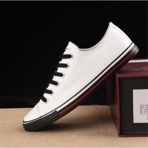 BJYL Spring autumn Fashion High Quality Men Canvas Shoes Low top Mens Casual Shoes Breathable Canvas Man Lace up Sneakers B177