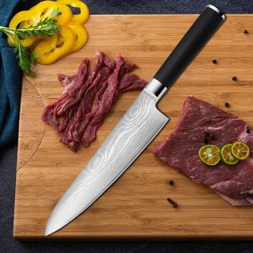 8inch Chef Knife Fish Fillet Salmon Sushi Knife 7Cr17 High Carbon Steel Kitchen Boning Knives Cooking Tools