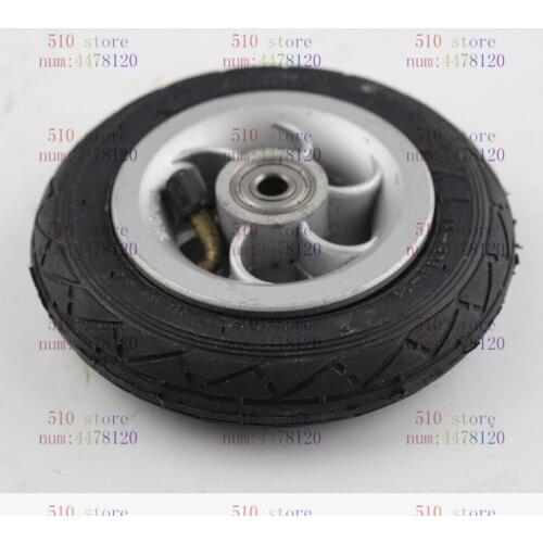 5X1 Pneumatic Tire With Inner Tube Electric Vehicle 5x1 tires Wheel Metal Hub 5 Inch Pneumatic Wheel Gocart Caster