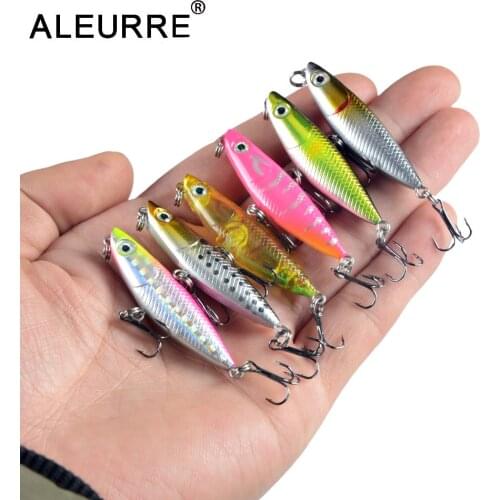 ALEURRE 1Pcs Small Pencil Fishing Lure 45mm 1.8g Topwater Bait Hard Plastic Wobbler Pesca 8# Hooks Tackle