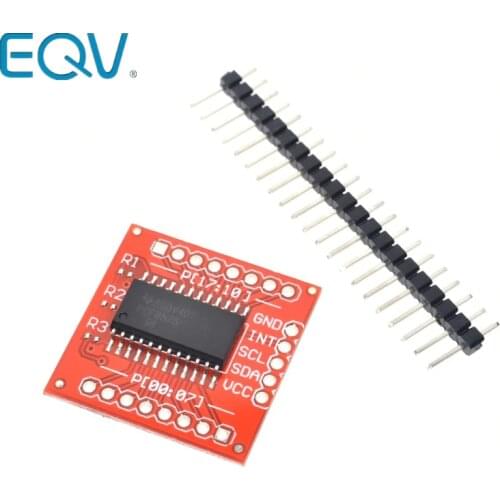 EQV PCF8575 IIC I2C I/O Extension Shield Module 16 bit SMBus I/O ports For Arduino