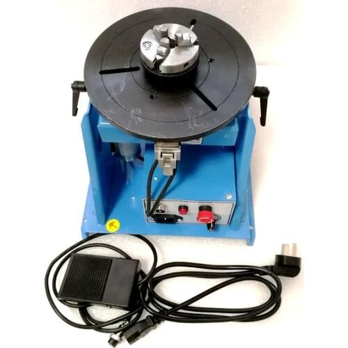 Welding pisotioner welding rotator HD-10 220V with K01-63 chuck cartridge welding turntable M14