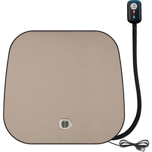 AU04 -Universal Cooling Car USB Seats Fan Cover Summer Cool Seats Cushion for Car Ventilated Cushion with Exhaust Air Fans