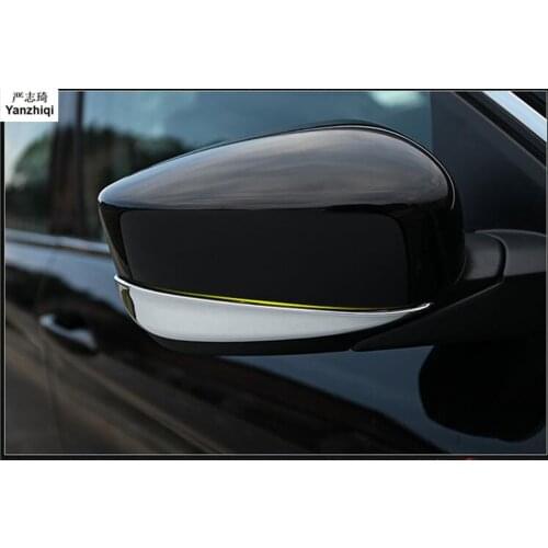 2pcs/lot Free shipping ABS decorative rear-view mirror strip for HONDA 2008 to 2017 accord 8/9/9.5 Without light