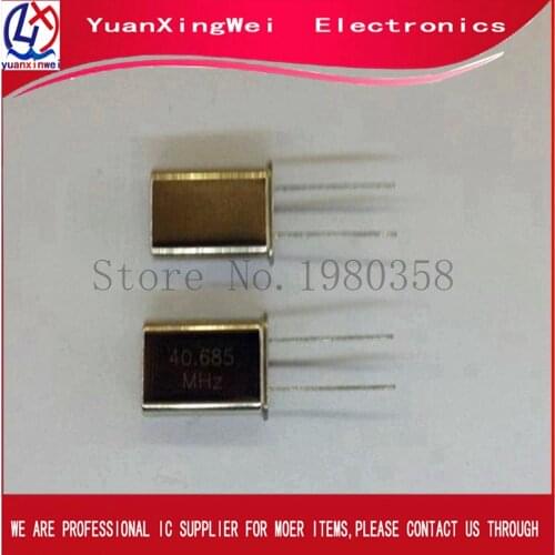 20pcs/LOT 40.685MHZ 40.685M 40.685 HC-49U Quartz crystal resonator crystal 2018