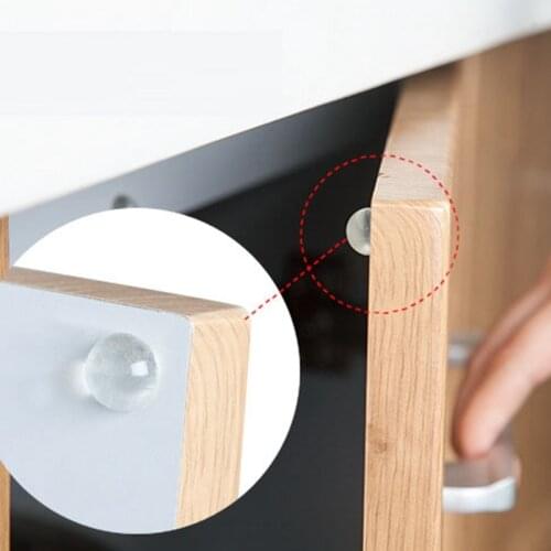 24PCS Door Stops Bumper Self adhesive Silicone Pads Cabinet Bumpers Rubber Damper Buffer Cushion Furniture Hardware