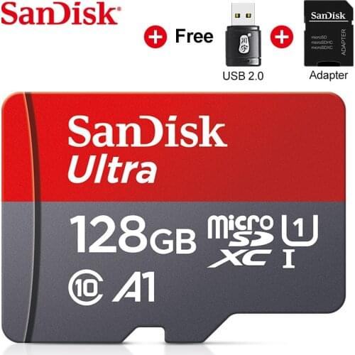 SanDisk A1 Memory Card 256GB 200GB 128GB 64GB 98MB/S 32GB 16GB Micro sd card Class10 UHS-1 flash card Memory Microsd TF/SD Card