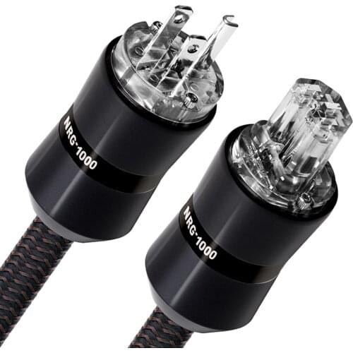Audiophile NRG-1000 Power Cable HiFi Audio Line US & EU Version with 72V DBS for Home Theatre Amplifier CD Player Concert