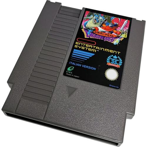 Dragon Warrior-Game Cartridge For NES Console 72 Pins 8bit Single card