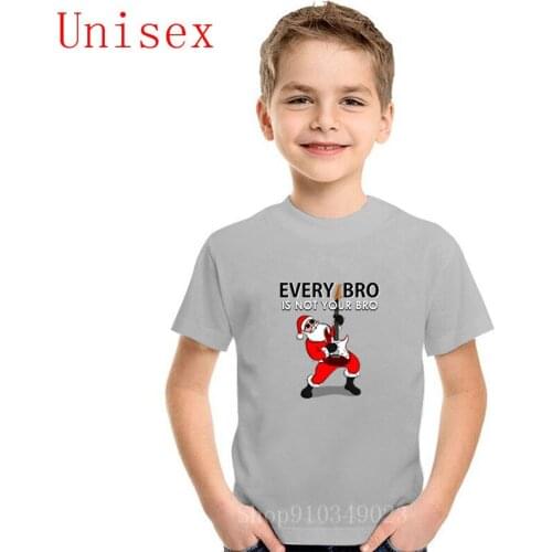 Every Bro Is not Your Bro father Christmas guitar kid clothes girls tops teen girls clothing kids tshirts boys shorts