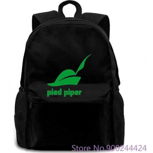 Pied Piper Company Logo Silicon Valley USA women men backpack laptop travel school adult student