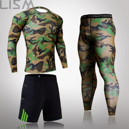 Mens Sports Long Underwear Running Jogging Training Suit Compressed Wool Sweat Quick-Drying Thermal Underwear Mens Clothing