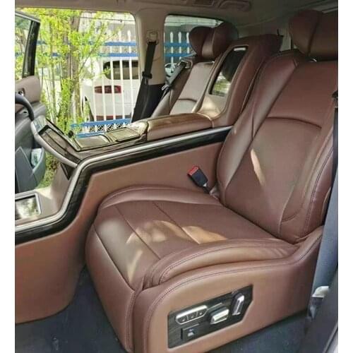 Nissan Patrol Aviation Seat with Center armrest box Back row Special-purpose Luxury electric SUV Seats with Backrest Adjustment