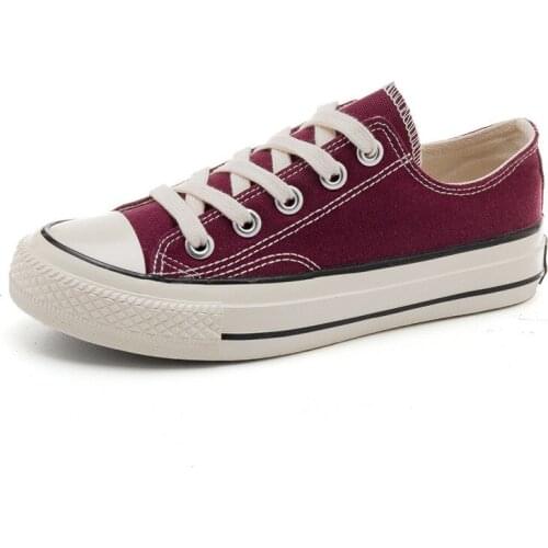 2019 new fashion casual canvas shoes flat comfortable womens shoes classic canvas shoes women