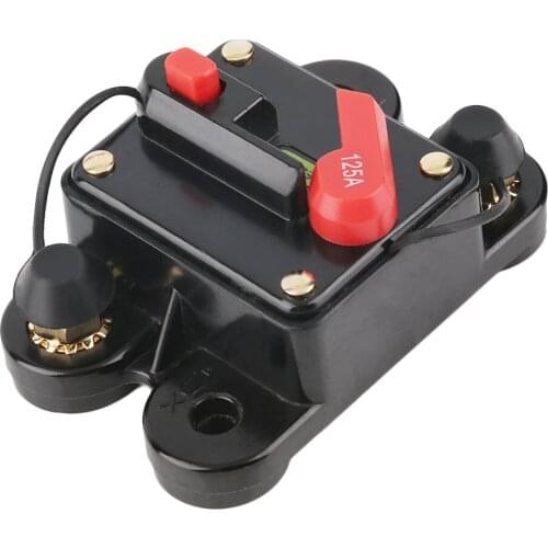 Optional Car Audio Inline Circuit Breaker Fuse 50A 60A 80A 100A 125A 150A 200A 250A for 12V Protection SKCB-01-100A Hot Sale