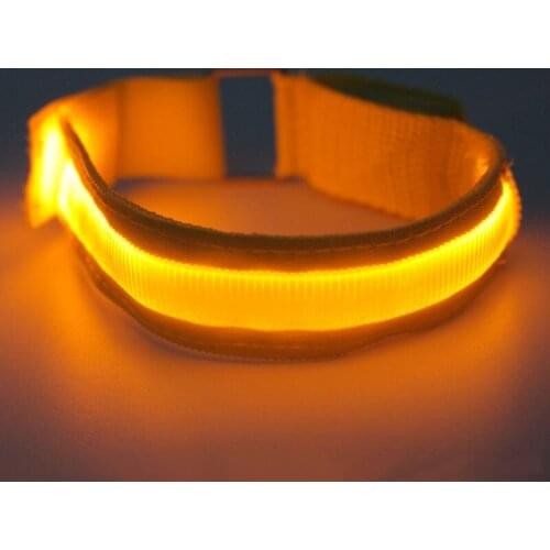 LED Armbands Light Up Bracelets Flashing Sports Wristband Glow In The Dark Party Supplies Battery Operated Personalized Gift