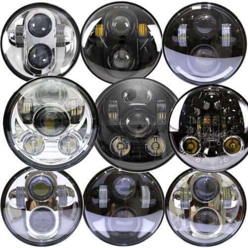 5-3/4 5.75" LED Motorcycle Headlight For Harley Dyna Glide Fat Bob Street Bob Low Rider FXDWG FXDF FXDB FXDF