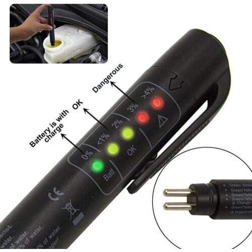 Accurate Oil Quality Check Pen Universal Brake Fluid Tester Car Brake Liquid Digital Tester Vehicle Auto Automotive Testing Tool