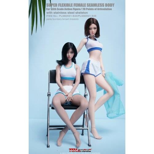 In Stock TBLeague 1/6 Scale PLSB2021-S44/S45 Super-Flexible Seamless with Steel Bone Movable 12" Action Figure Body