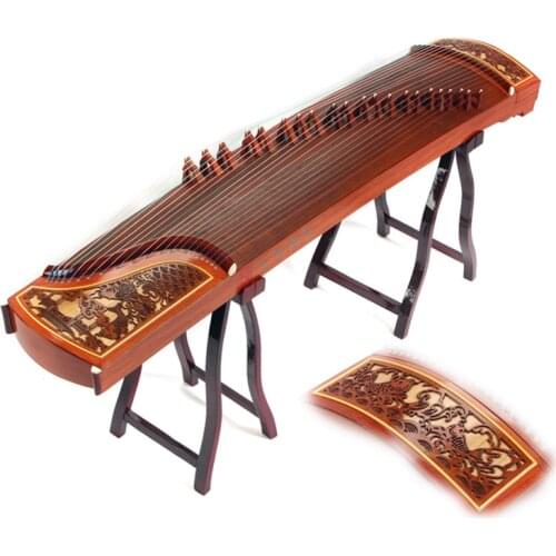 High Quality Professional Playing Guzheng Zither Platane Wood Guzheng Instrument Zither With Full Accessories Cinta Para Dedos
