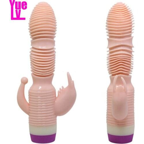 YUELV Multi-speed G-spot Vibrator Clitoral Clit Dual Stimulate Vibrating Massager Female Masturbation Adult Sex Toys For Women
