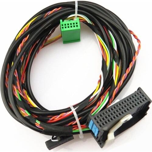 Car 9W2 Bluetooth Wiring Cable Harness Plug For RCD510 RNS510 Passat B6 B7 CC Golf 5 MK5 6 MK6 Tiguan Touran Polo Eos Scirocco