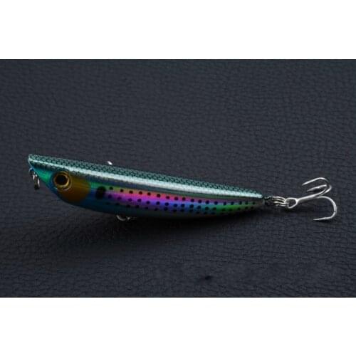 1Pcs Boutique Top Water Fishing Pencil Lure 8cm/8.8g Isca Artificial Swim Dogs Hard Bait Fishing Tackle Wobbler