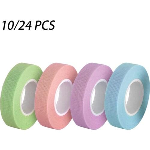 10/24Pcs Adhesive Tape for Eyelash Extension Lash Makeup Tools Breathable Eye Pads Eyelashes Grafting Tools Lashes Accessories