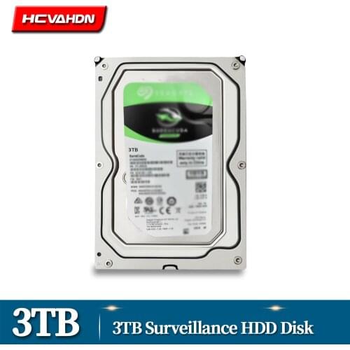 3TB Surveillance Internal Hard Drive Disk 3.5" 64M Cache SATA III 6Gb/s 3T 3000GB HDD HD Harddisk for CCTV DVR NVR