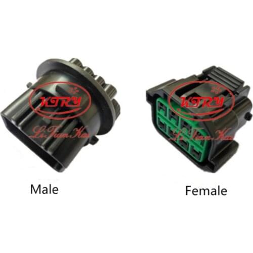 8Pin Male and Female Car Headlight waterproof plug Connector with wire for Hyundai Sonata 8 MISTRA For Kia K1/2/3/5