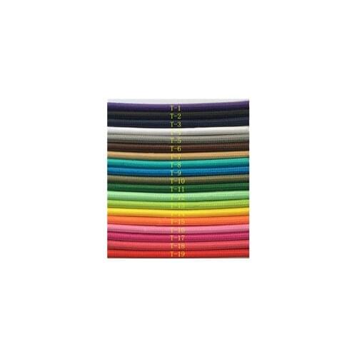 Free shipping Antique Cloth Covered Electrical Cord Vintage Fabric Braid Lamp cable Retro textile Pendant lamp Wire 2*0.75MM