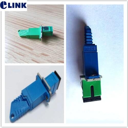 E2000-SC UPC hybrid adapter female to female E2000/APC-SC/APC E2000/UPC-SC/APC ftth coupler free Shipping ELINK factory supply