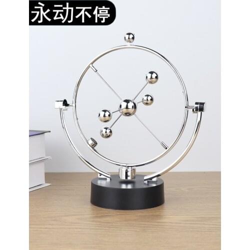 Newtons Chaotic Swing Creative Desk Decompression Anti-gravity Physics Perpetual Motion Decoration