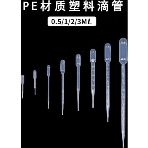 Model painting coloring tool Plastic anti-corrosion dropper straw Paint suction 3ml/2ml/1ml/0.5ml