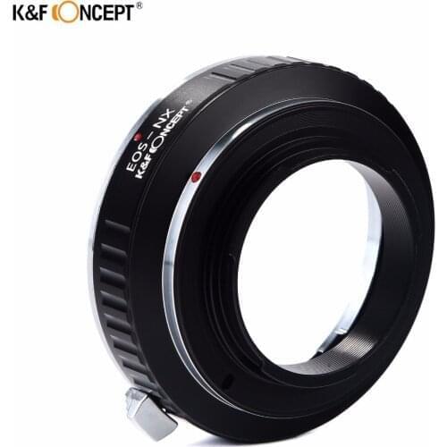 K&F CONCEPT for EOS-NX Mount Lens Adapter Ring For Canon EOS EF Lens to for Samsung NX Camera Body NX5 NX10 NX100 NX200 NX300