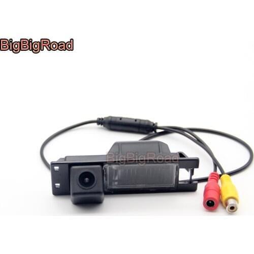 BigBigRoad Car Rear View Parking Camera For Opel Astra H J Corsa Meriva Vectra Zafira Insignia For FIAT Grande For Buick Regal