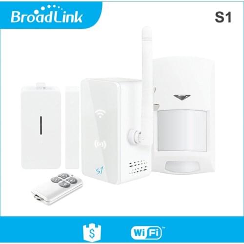 Broadlink S1C Hub Security Alarm Detector Motion Sensor Remote Control For Home Automation, S1C Security Set Chinese packing