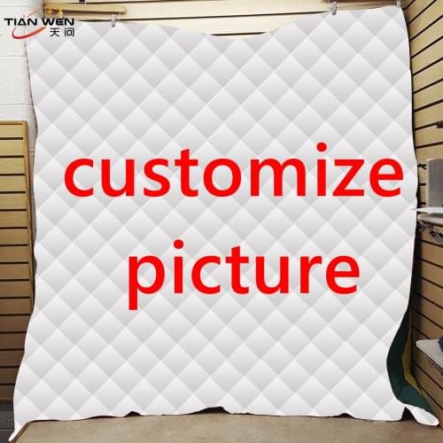 Customize Design Picture Summer Quilt Blanket Mat 3D Printed Bed Sofa For Kids Adult Boy Girls Washable Gift