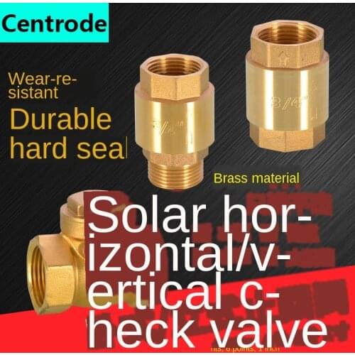 Copper 1/2IN discrete check valve spring check valve 3/4IN 1 inch Thread horizontal check valve