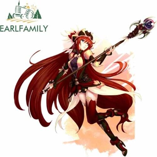 EARLFAMILY 13cm x 12.7cm For Anime Motorcycle Car Stickers Creative Decal Waterproof Vinyl Material Occlusion Scratch Decor
