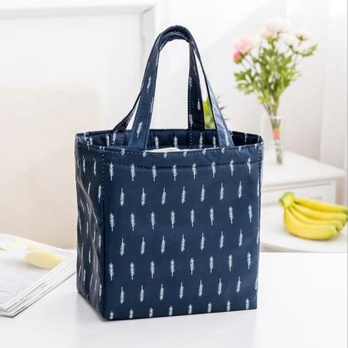 New Fresh Insulation Cold Bales Thermal Oxford Lunch Bag Waterproof Convenient Leisure Bag Cute Cuctas Tote 1PC