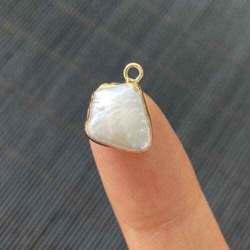 1pcs Wholesale multicolor irregular shape pendant freshwater pearls for jewelry making DIY handmade accessories bead decoration