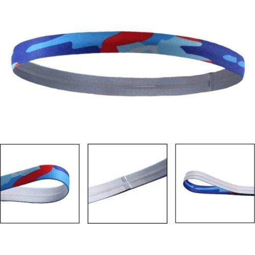 Yoga Headband Hair Bands High Elastic Anti-slip Sports Sweatband Printed Fashionable Football Running Cyling BandMen Women