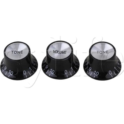 ELECTRIC GUITAR VOLUME TONE CONTROL KNOB ALUMINIUM CAP