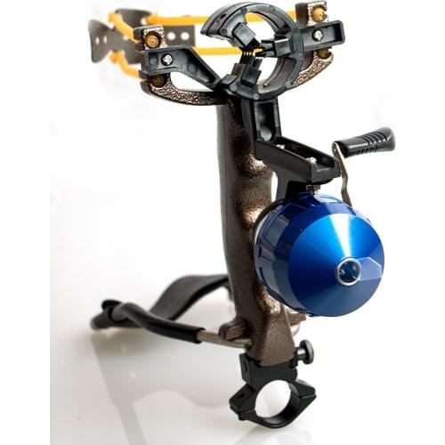 Adult Powerful Target Shooting Slingshot with Folding Wrist Catapult Professional Hunter Hunting Fishing Sling Shot