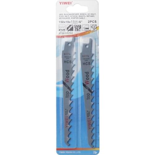 2Pcs 6 inch Blades Reciprocating Saw Sharp S617K Extra Sabre Pruning For Wood Safety